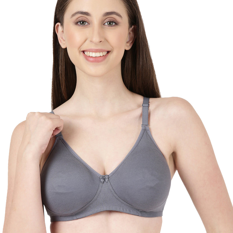 Buy_Blossom_Quill_Soft_Bra_Cotton_T_Shirt_Bra_Full_Coverage_Steel Grey_1
