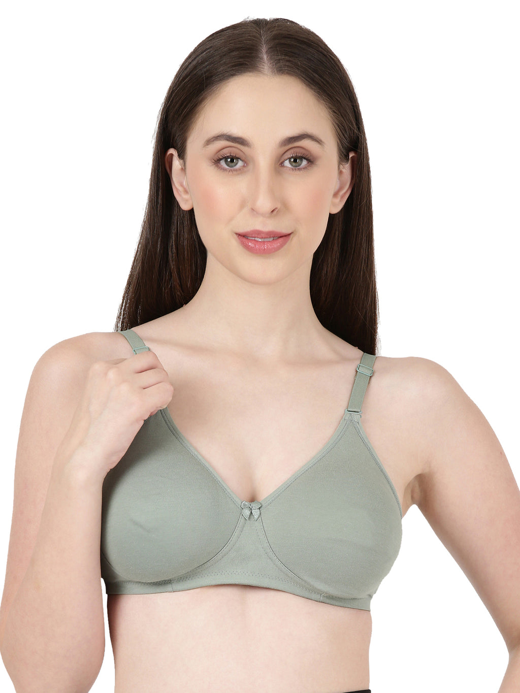 Buy_Blossom_Quill_Soft_Bra_Cotton_T_Shirt_Bra_Full_Coverage_Iceberg Green_1