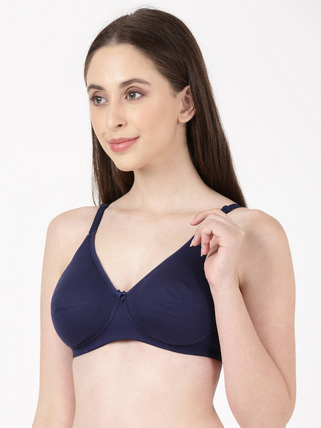 Buy_Blossom_Quill_Soft_Bra_Cotton_T_Shirt_Bra_Full_Coverage_Navy Blue_3