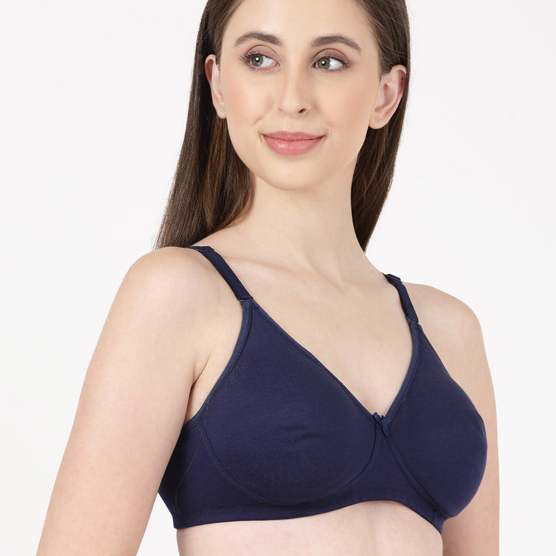 Buy_Blossom_Quill_Soft_Bra_Cotton_T_Shirt_Bra_Full_Coverage_Navy Blue_4