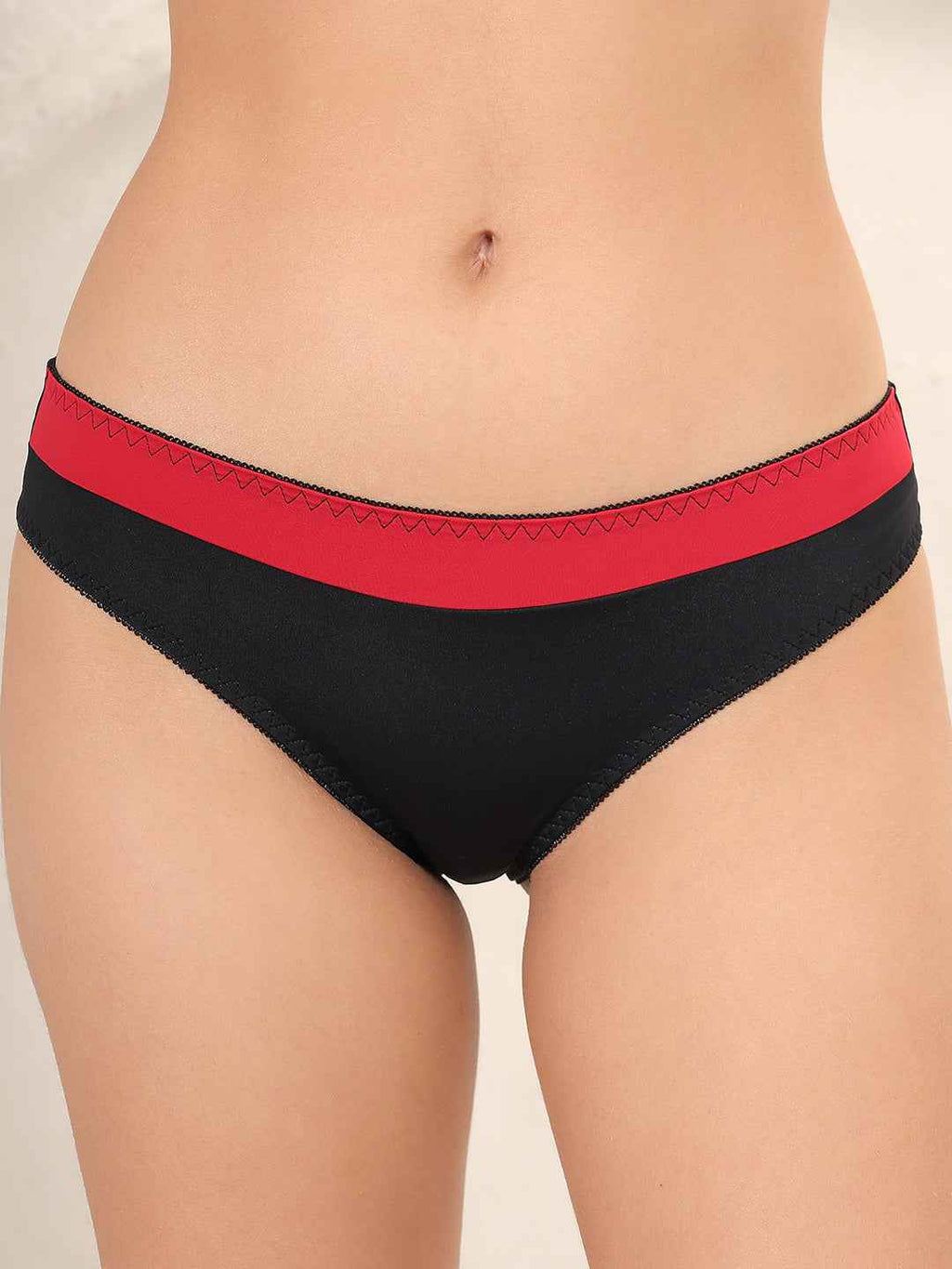 Brachy Women Colorblocked Padded Wired Push Up Bra with Sexy Seamless Panty Lingerie Set