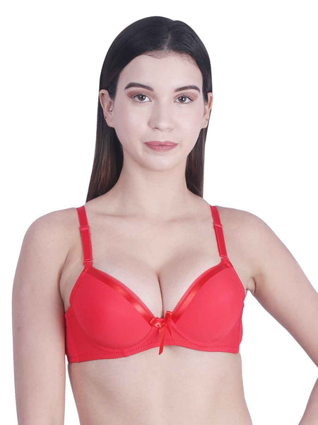 Brachy Women T-shirt Heavily Padded Pushup Bra