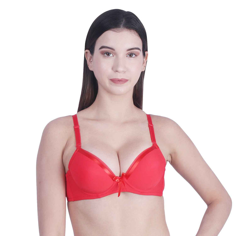 Brachy Women T-shirt Heavily Padded Pushup Bra