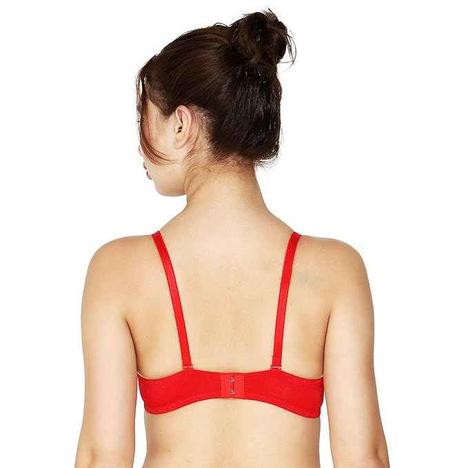 women Self Design Wired Lightly Padded Pushup Bra
