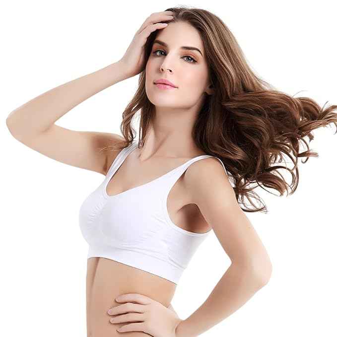 Pack Of 2 Womens Fashion Sports Bra | Seamless, Padded, Non-Wired Gym & Yoga Bra | High Support, Comfortable Everyday Bralette