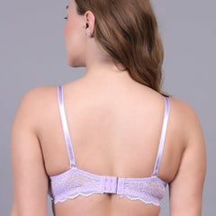 Brachy Women Heavy Padded Pushup Underwired Lace Bra