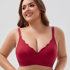 Celine – Red Seamless Wireless All Day Bra