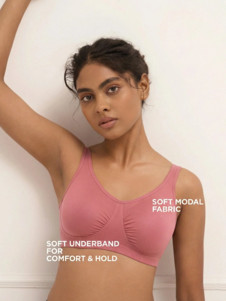 Buy_Blossom_Night_Bra_Ultra_soft_modal_sleep_bra_no_bra_feel_Rose Gold-1