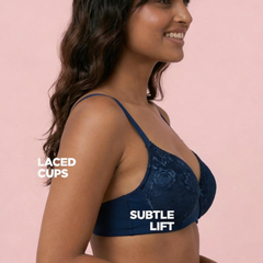 Buy_Blossom_Solace_Soft_Polyamide_Lace_Padded_Bra_Medium_Coverage_Navy Blue_3
