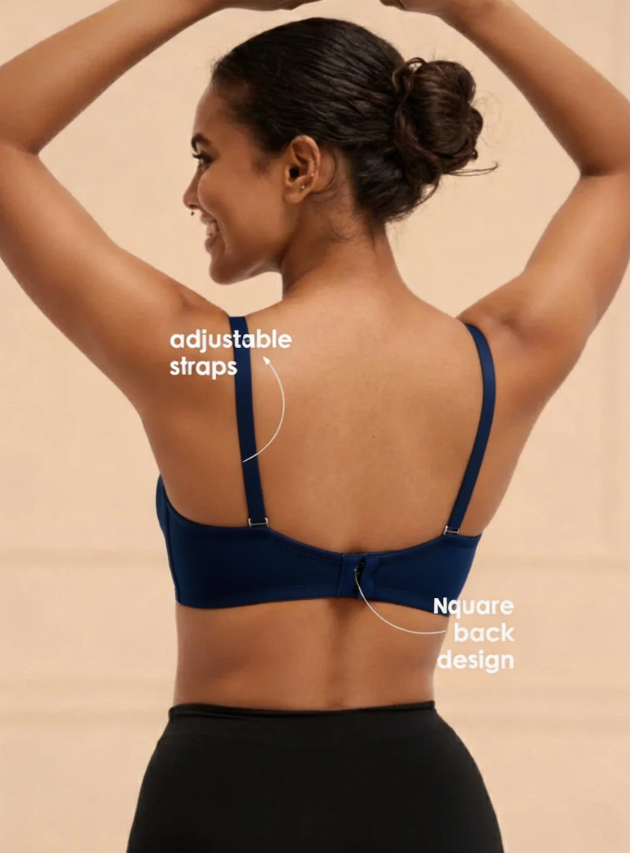 Buy_Blossom_Flawless_Pad_Padded_Non_Wired_Seamless_Polyamide_Bra_Navy Blue_4