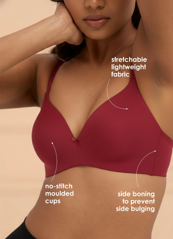 Buy_Blossom_Flawless_Pad_Padded_Non_Wired_Seamless_Polyamide_Bra_Maroon_2