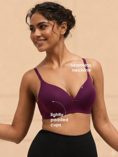 Buy_Blossom_Flawless_Pad_Padded_Non_Wired_Seamless_Polyamide_Bra_Wine_1