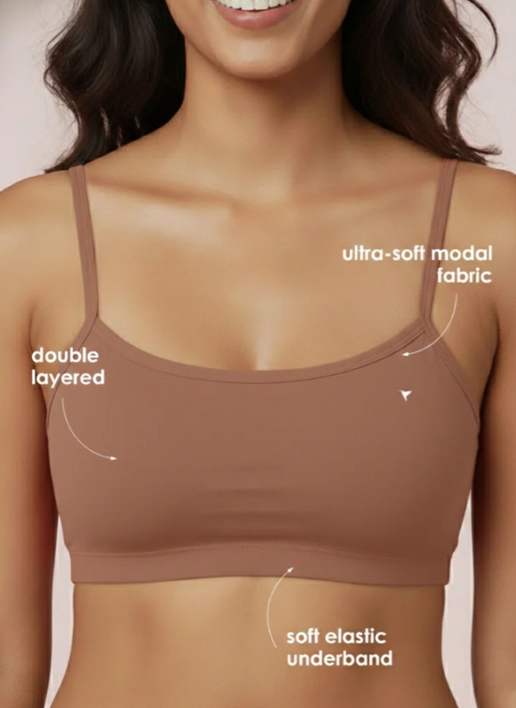 Buy_Blossom_Starters_Bra_Ultra_Soft_Bamboo_Modal_Beginner_Bra_Camel Brown_2
