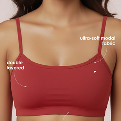 Buy_Blossom_Starters_Bra_Ultra_Soft_Bamboo_Modal_Beginner_Bra_Red Wine_2