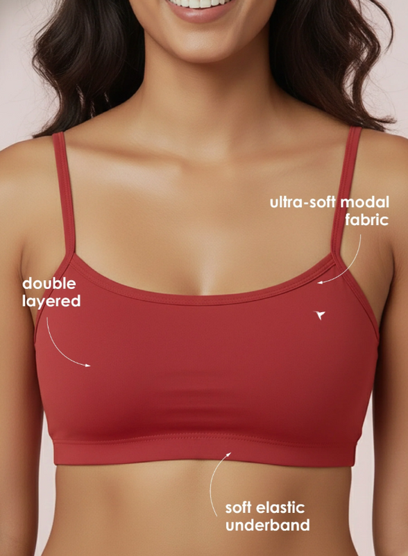 Buy_Blossom_Starters_Bra_Ultra_Soft_Bamboo_Modal_Beginner_Bra_Red Wine_2