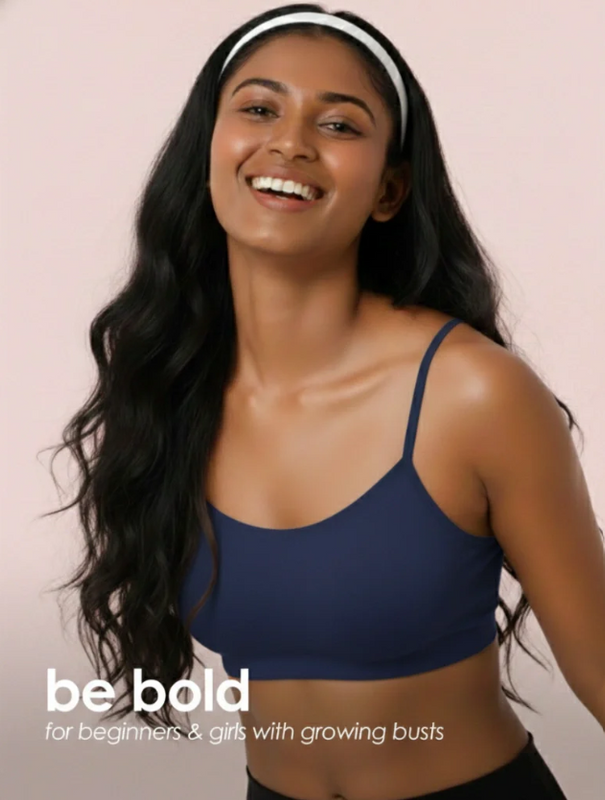Buy_Blossom_Be_Bold_Teen_Bra_Everyday_Racerback_Soft_Cotton_Slip_On_Bra_Navy Blue_2