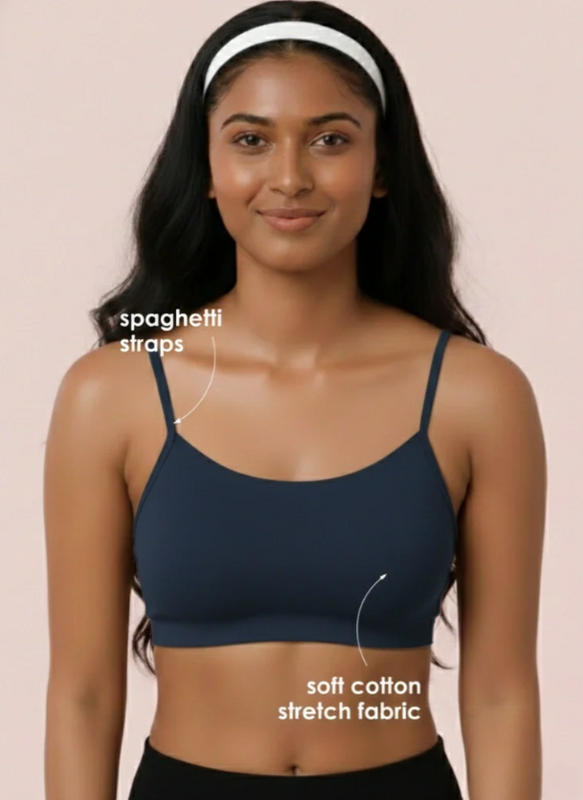 Buy_Blossom_Be_Bold_Teen_Bra_Everyday_Racerback_Soft_Cotton_Slip_On_Bra_Navy Blue_1