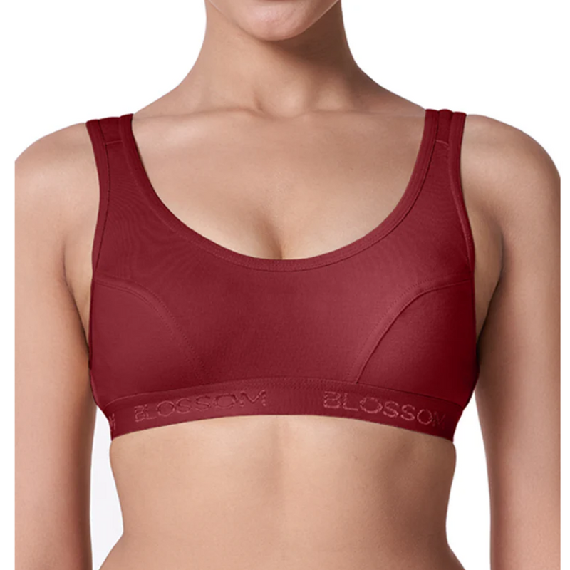 Buy_Blossom_Sporty_Bra_Moderate_Impact_Sports_Bra_Seamed_Cups_Maroon_1
