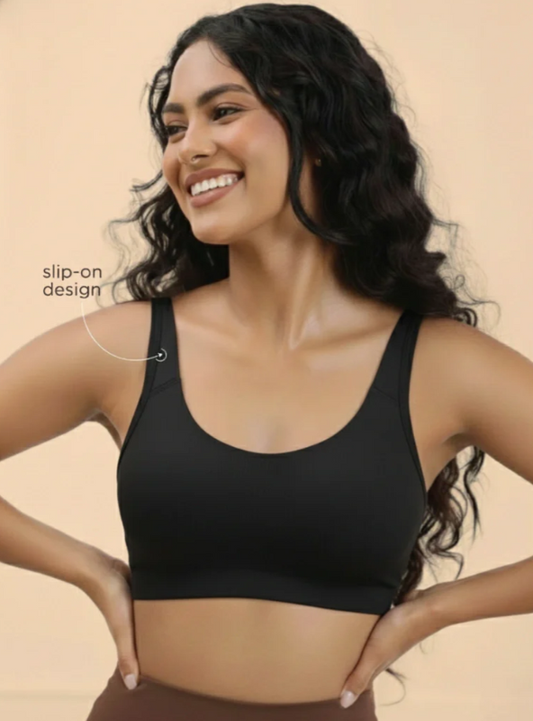 Buy_Blossom_Aesthetic_Bra_Non_Padded_Non_Wired_Slip_On_Bra_Black_1