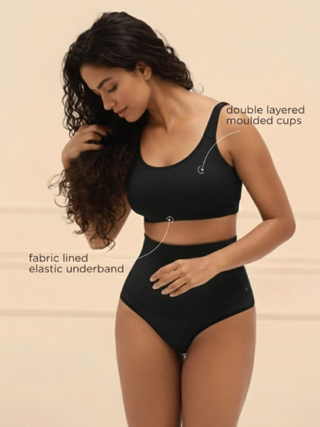 Buy_Blossom_Aesthetic_Bra_Non_Padded_Non_Wired_Slip_On_Bra_Black_2