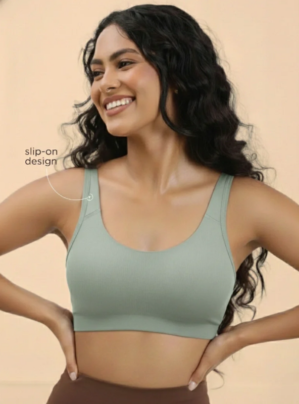 Buy_Blossom_Aesthetic_Bra_Non_Padded_Non_Wired_Slip_On_Bra_Iceberg Green_1