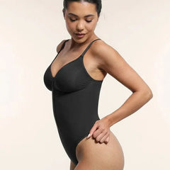 Front Zip Thong Bodysuit