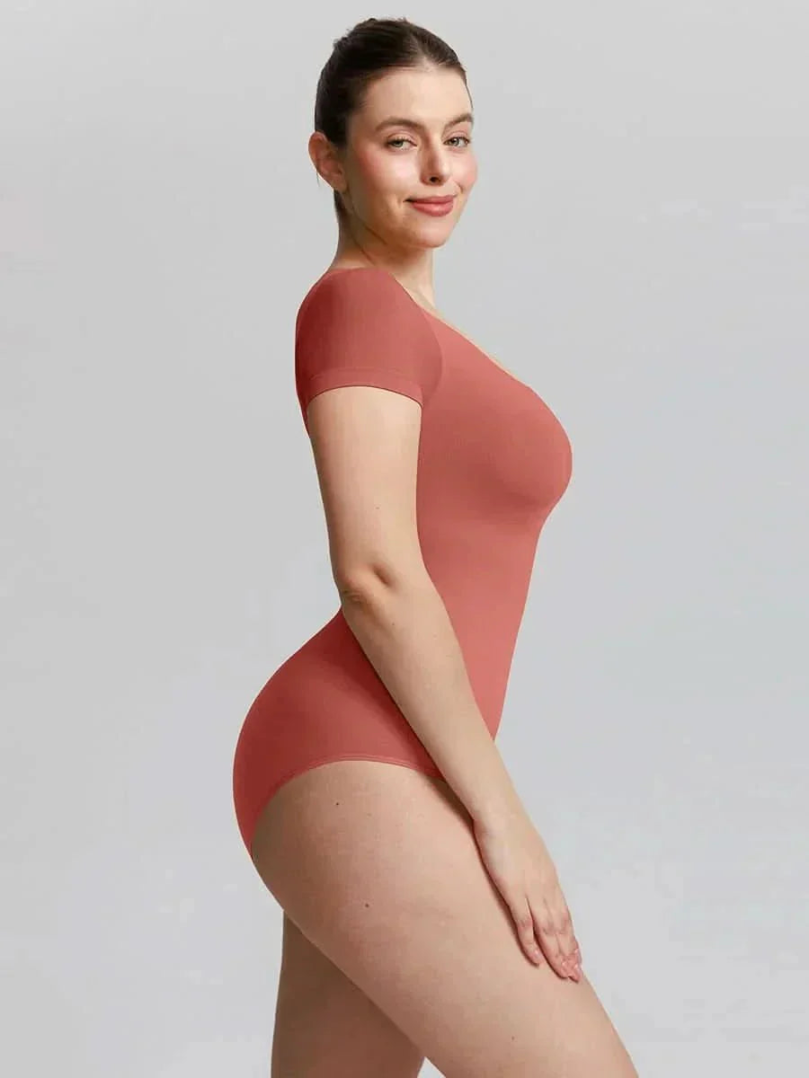 Seamless Buttery Soft Tummy Control Scoop Neck Bodysuit