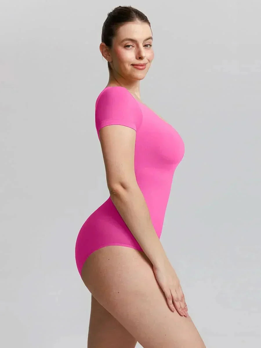Seamless Buttery Soft Tummy Control Scoop Neck Bodysuit