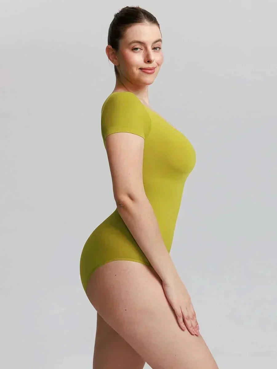 Seamless Buttery Soft Tummy Control Scoop Neck Bodysuit