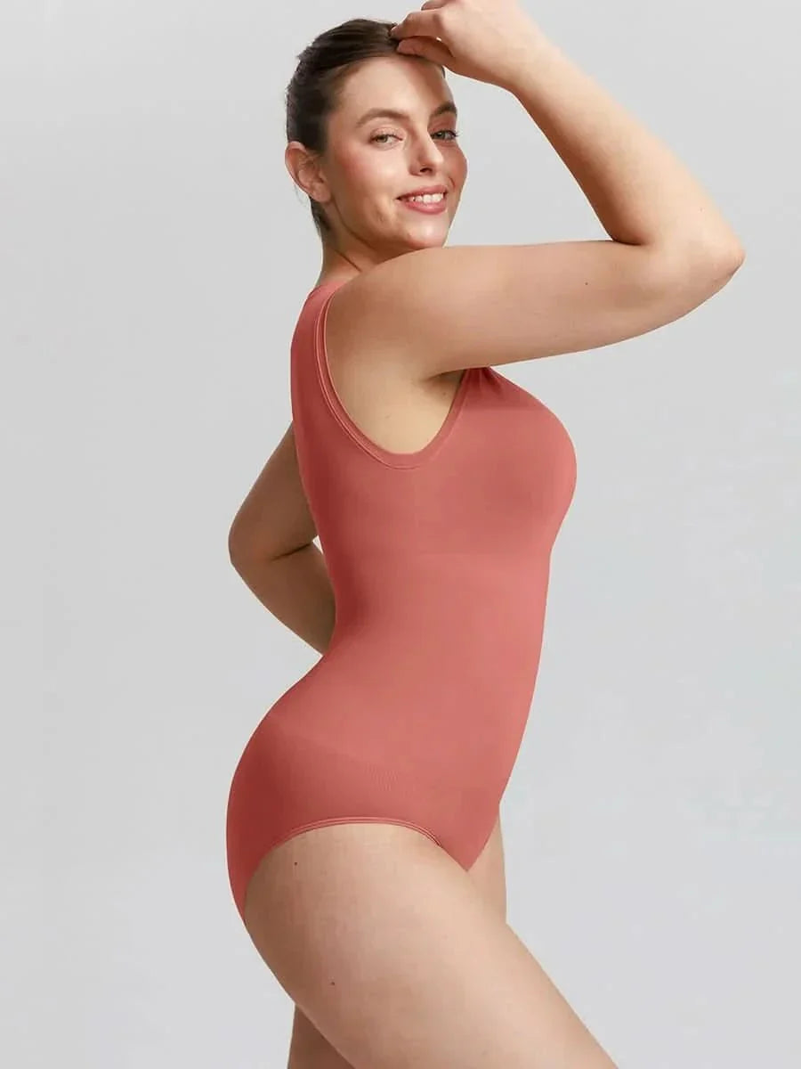 Seamless Buttery Soft Tummy Control Crew Neck Bodysuit