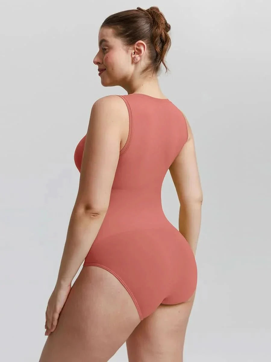 Seamless Buttery Soft Tummy Control Crew Neck Bodysuit