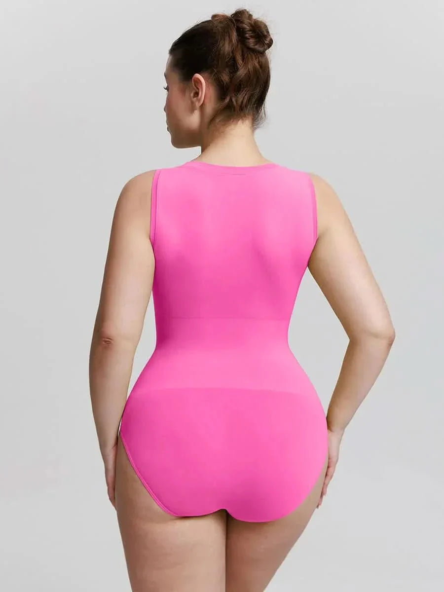 Seamless Buttery Soft Tummy Control Crew Neck Bodysuit