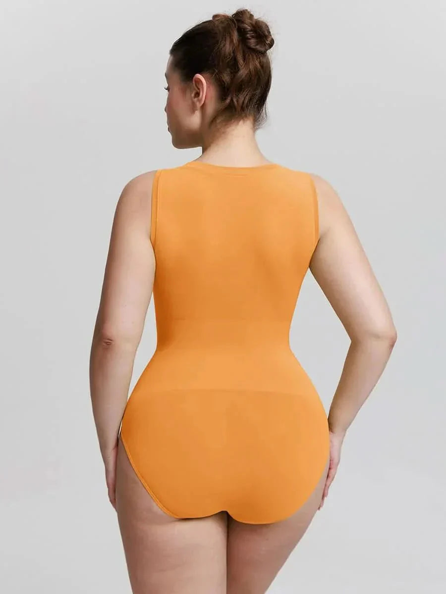 Seamless Buttery Soft Tummy Control Crew Neck Bodysuit