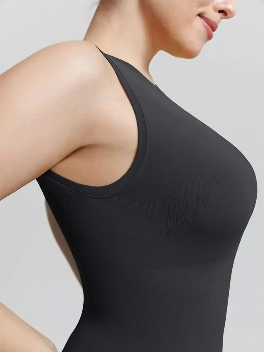 Seamless Buttery Soft Tummy Control Crew Neck Bodysuit