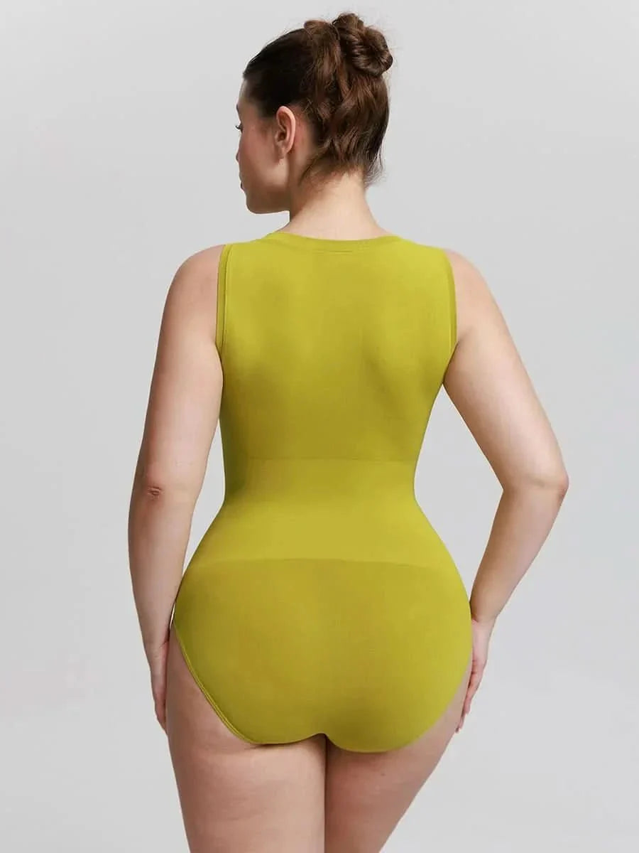 Seamless Buttery Soft Tummy Control Crew Neck Bodysuit