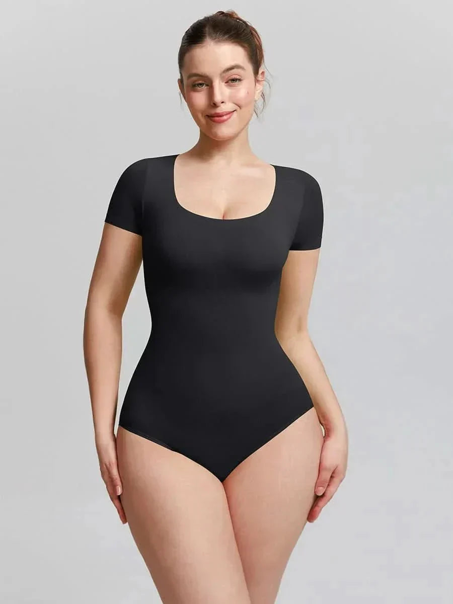 Seamless Buttery Soft Tummy Control Scoop Neck Bodysuit