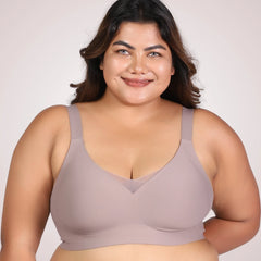 Nora – Wireless Gray Bra for Everyday Support
