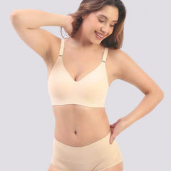 Vera – Beige Wireless Everyday Lift Bra