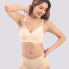 Everyday Neutrals Bundle - Vera & Luna Beige Seamless Wirefree Bras