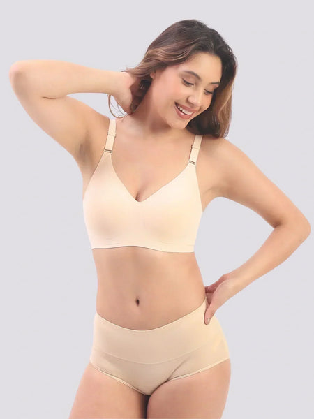 Everyday Neutrals Bundle - Vera & Luna Beige Seamless Wirefree Bras