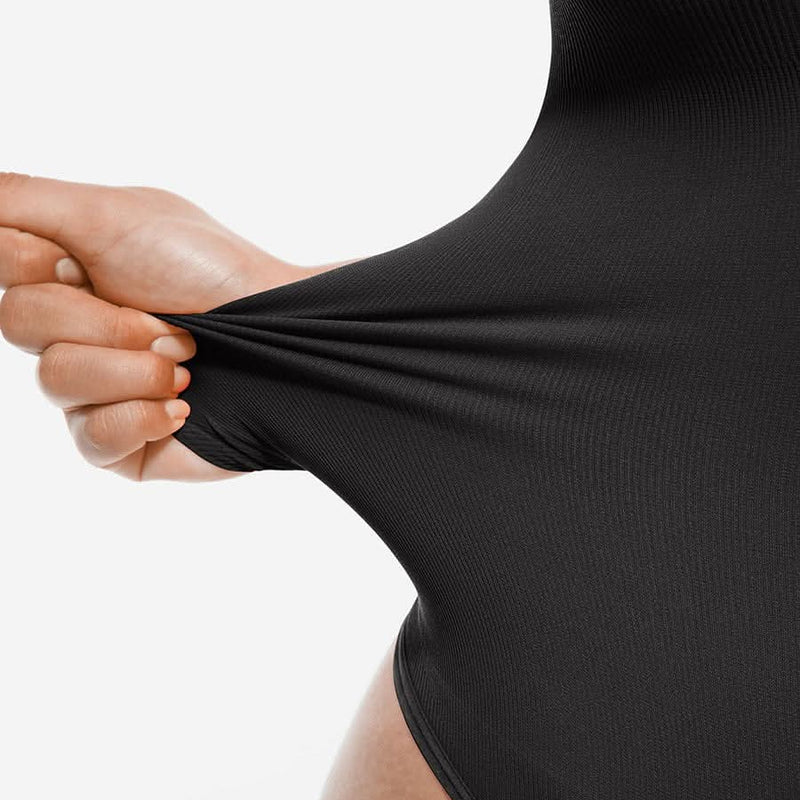 Seamless Crossover Halter Neck Bodysuit