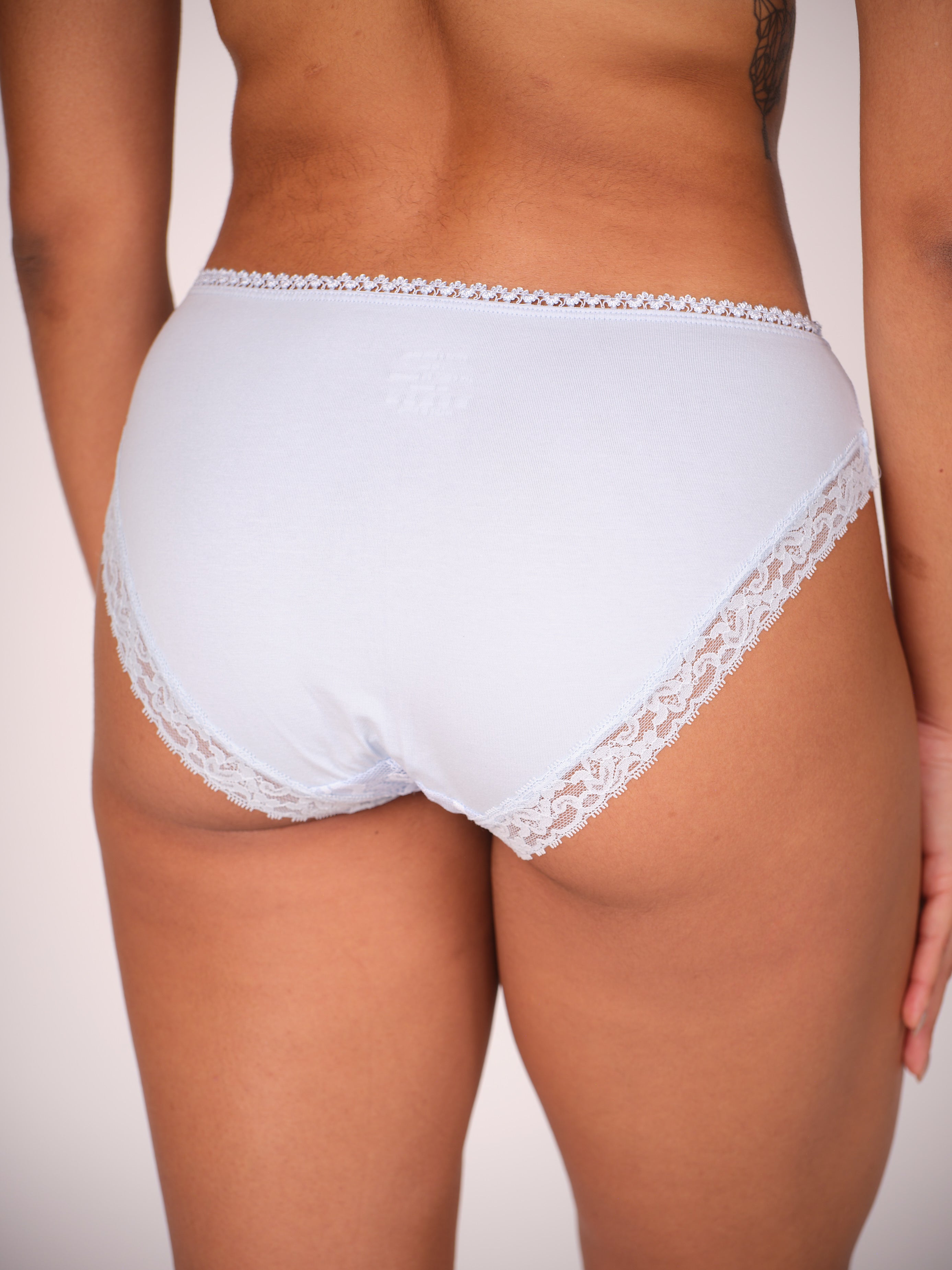 Low Waist Bikini Bundle Of 3 - ( 1 Black, 2 Sky Blue )