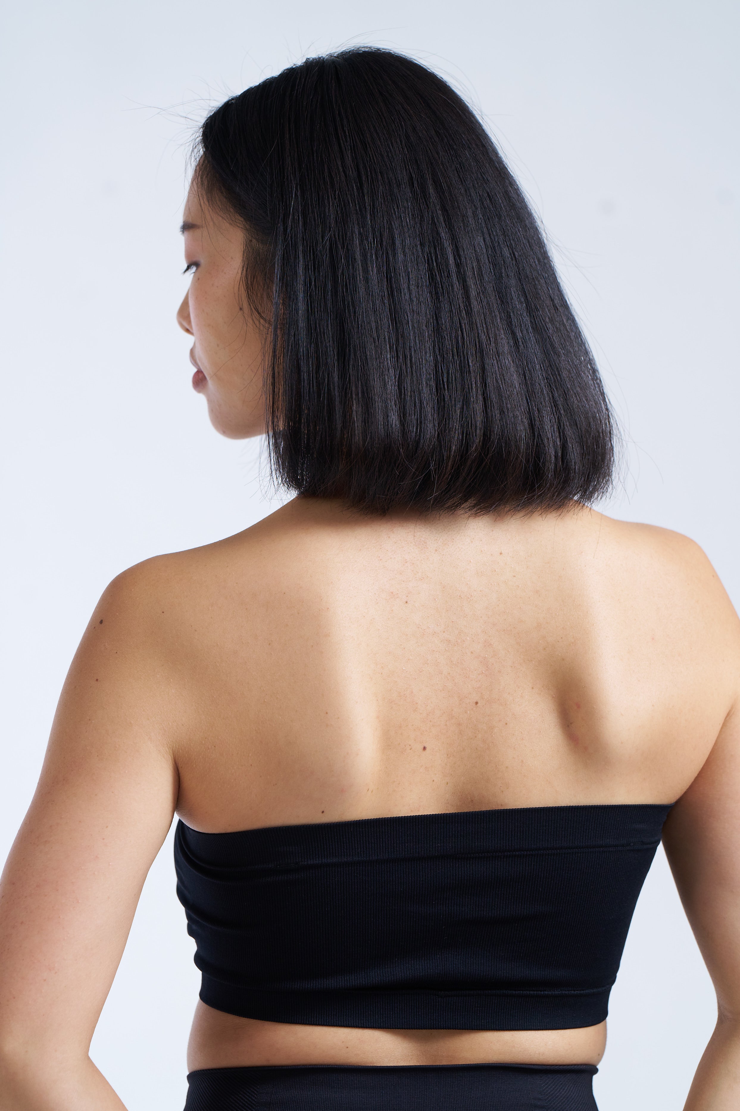 Munns & Mars Seamless Non-Padded Tube Bra - Black