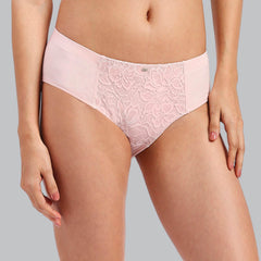 SOIE Woman - High Waist Full Coverage Lace Panty - Panty -for Women