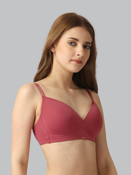 SOIE Woman - Full Coverage Padded Non Wired T-shirt Bra - Bra -for Women