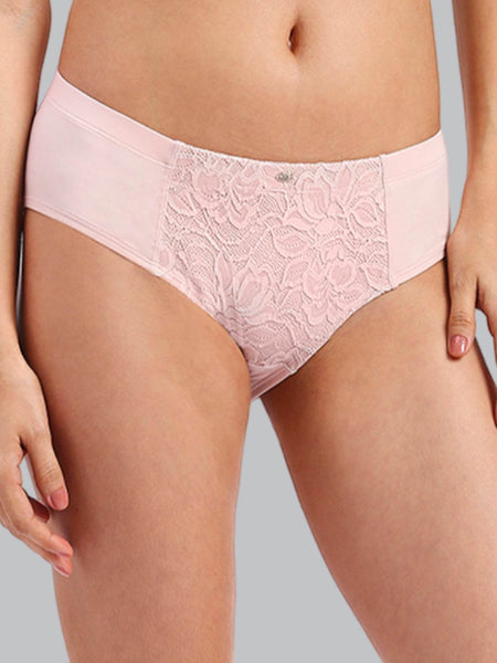SOIE Woman - High Waist Full Coverage Lace Panty - Panty -for Women