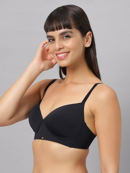 SOIE Woman - Full Coverage Padded Non Wired T-shirt Bra - Bra -for Women