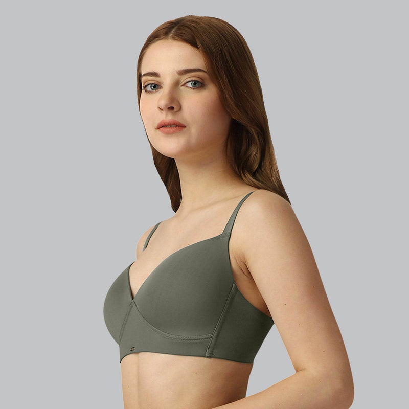 SOIE Woman - Full Coverage Padded Non Wired T-shirt Bra - Bra -for Women