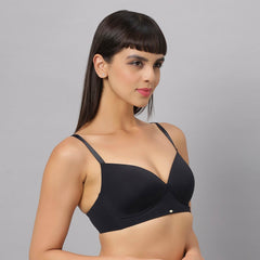 SOIE Woman - Full Coverage Padded Non Wired T-shirt Bra - Bra -for Women
