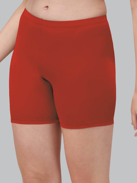 SOIE Woman - Solid Polyamide Spandex Mid Thigh Length Cycling Shorts - Cycling Shorts -for Women